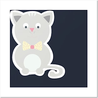 Cute Baby Cat Posters and Art